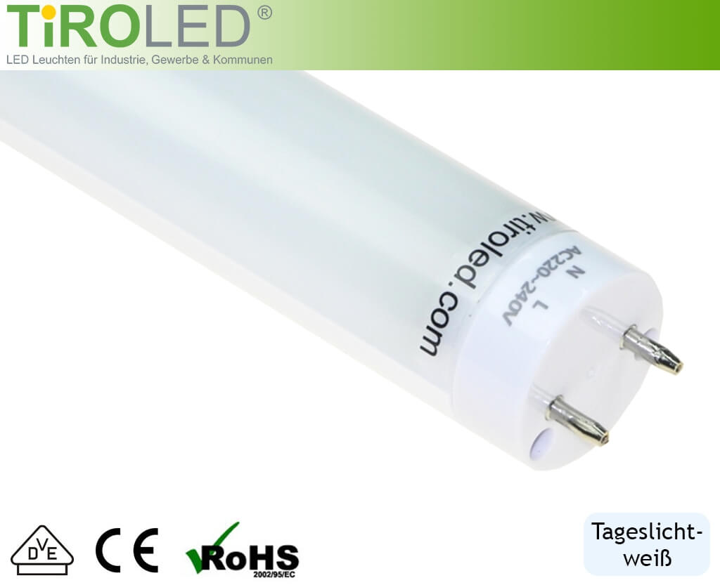 LED-Röhre mit 130 Lumen / Watt